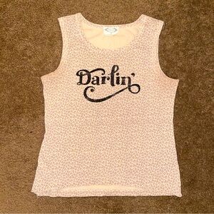 SOLD Darlin Cheetah Tank Top